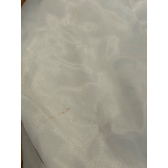 Vintage 1990’s After Shock Liquor White Satin Bomber Jacket West Ark Men’s XL - Picture 8 of 11